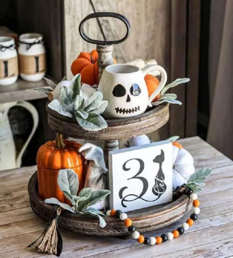 64. Detalhes para decora&ccedil;&atilde;o r&uacute;stica de festa de Halloween &ndash; Foto: Etsy