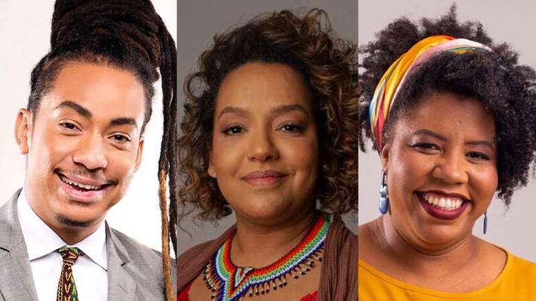 Imagem mostra o deputado estadual Matheus Gomes (PSOL-RS), a deputada estadual L&iacute;via Duarte (PSOL-PA) e a deputada federal Jackeline Rocha (PT-ES). Tr&ecirc;s das 12 candidaturas eleitas de militantes do MNU.