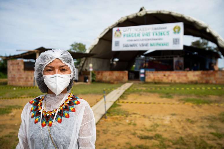 Vanda Witoto criou uma unidade hospitalar no bairro indígena Parque das Tribos, em Manaus