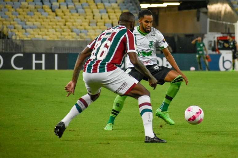 Fluminense tem queda no setor defensivo na temporada (Foto: Marina Almeida / América-MG)