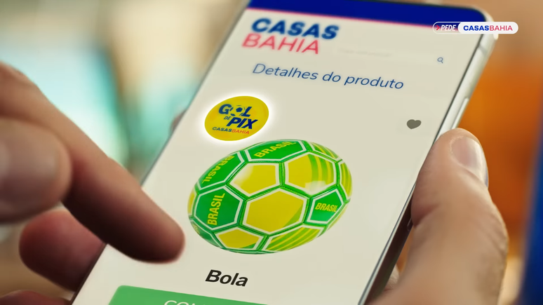 Procure os produtos com o selo “Gol de Pix”. 