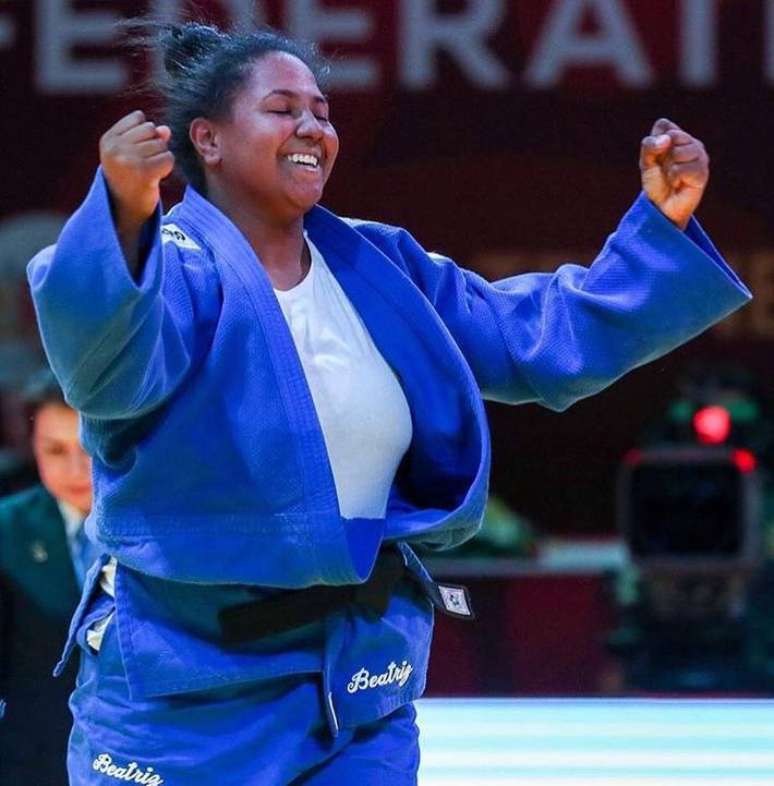 Beatriz Souza garantiu mais uma medalha para o time brasileiro no Mundial de jud&ocirc; do Usbequist&atilde;o