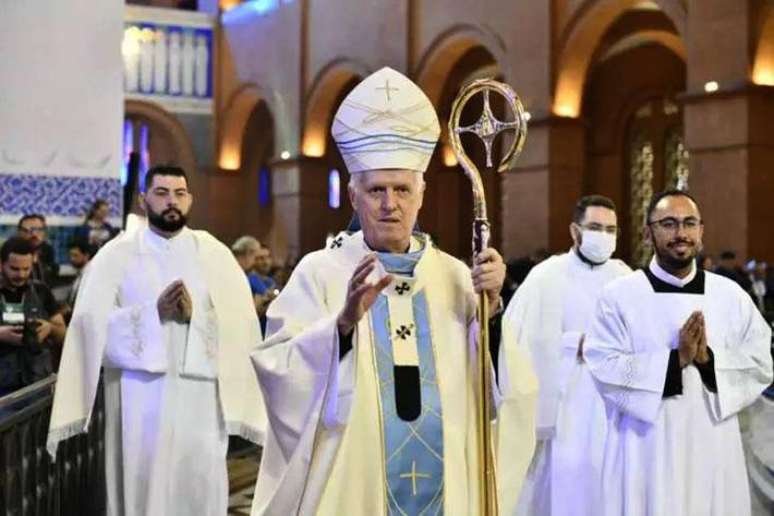 Arcebispo de Aparecida Dom Orlando Brandes participa da celebração do Dia da Padroeira do Brasil, nesta quarta-feira