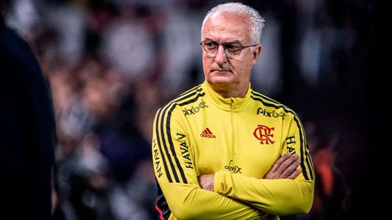 Dorival mostrou contentamento com a atuação do Flamengo (Foto: Victor Monteiro / W9 PRESS / Lancepress!)