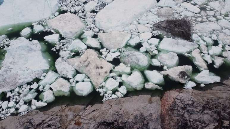 Mais icebergs são produzidos na Groenlândia do que em qualquer outro lugar do Hemisfério Norte