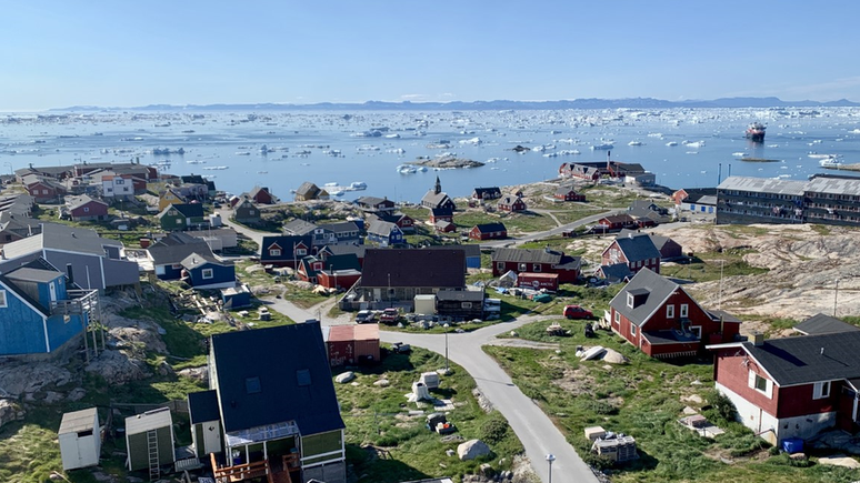 Ilulissat significa 'iceberg' no idioma local