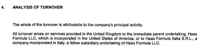 Eis aqui a descri&ccedil;&atilde;o da estrutura da Haas, retirada do balan&ccedil;o da unidade brit&acirc;nica