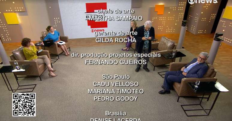 Pressa de ir embora: Gabeira se levantou antes de o programa sair do ar