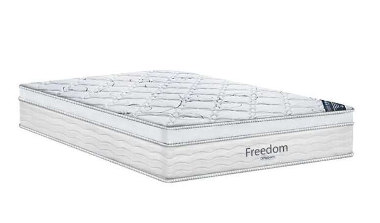 17. Melhores colch&otilde;es: modelo de Colch&atilde;o Ortobom Freedom casal. Fonte: Montes Matos M&oacute;veis