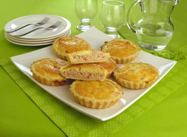 Quiche de atum e requeijão – Foto: Guia da Cozinha