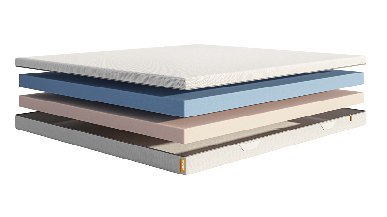 10. O Colch&atilde;o Emma Duo Comfort &eacute; formado por 2 camadas de espuma. Fonte: Emma Colch&otilde;es