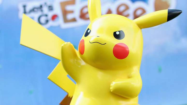 Esse é o Pikachu; a maioria dos participantes de uma pesquisa escolheu a mesma versão errada do desenho - o personagem com uma ponta preta na cauda