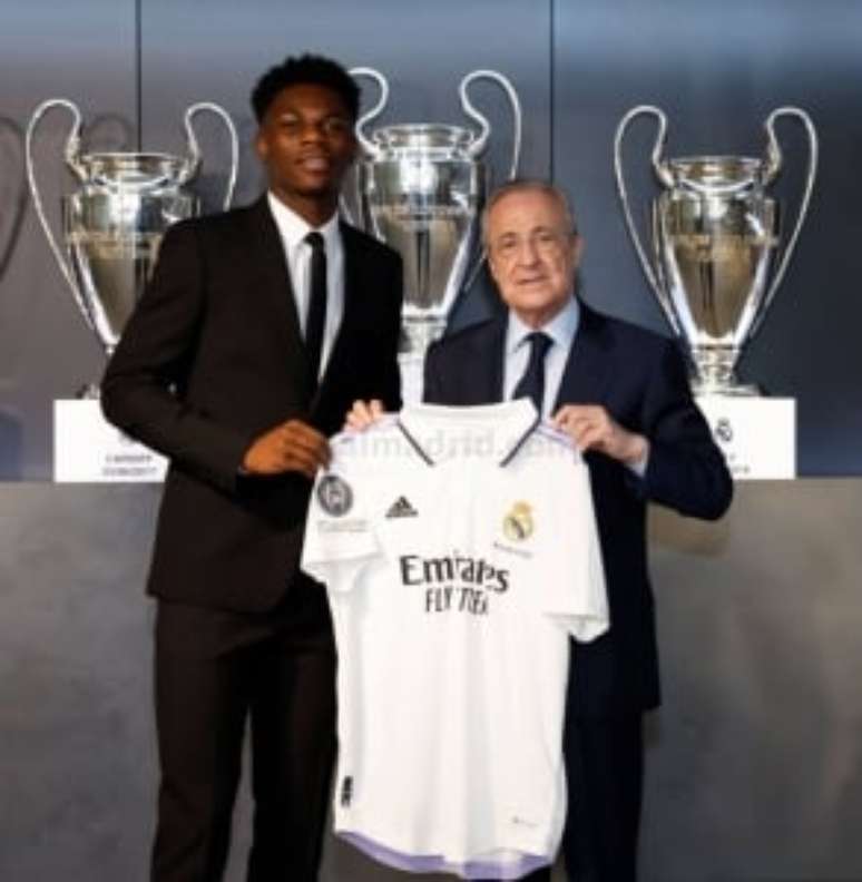 Tchouameni chegou nesta temporada (Foto: Divulgação/Real Madrid)