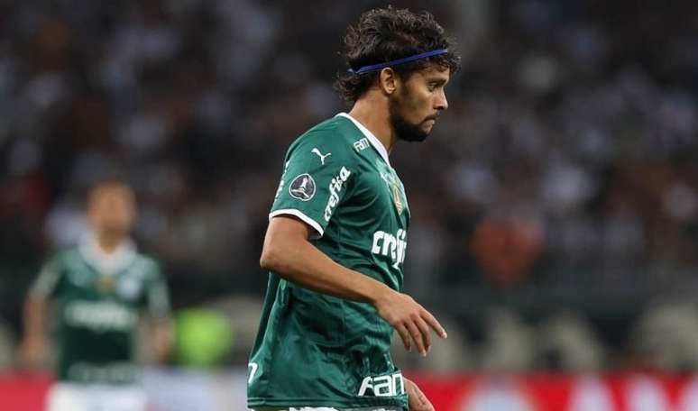 O meia Gustavo Scarpa teve pênalti defendido por Felipe Alves (Foto: Cesar Greco/Palmeiras)