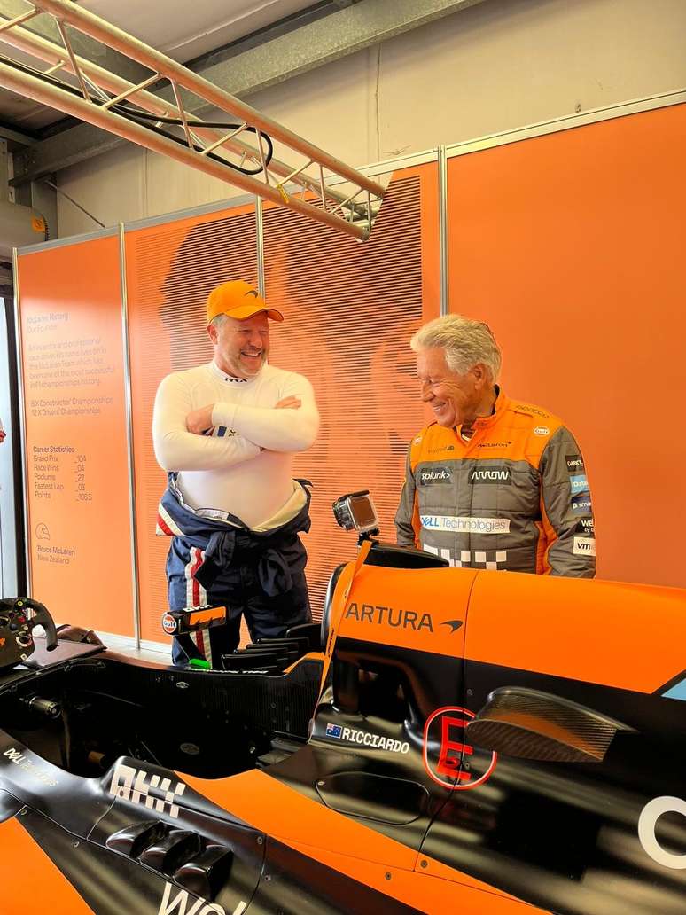 Zak Brown e Mario Andretti 