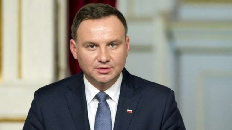 O presidente Andrzej Duda implemntou uma pol&iacute;tica nacionalista e conservadora desde que foi eleito, em 2015
