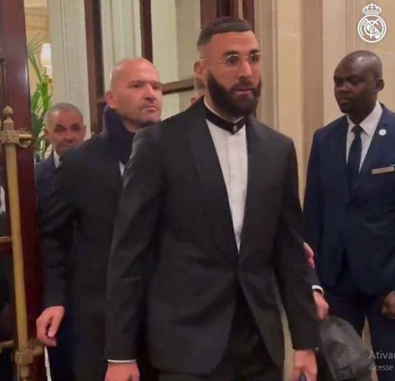 Benzema é o favorito para ganhar a Bola de Ouro (Foto: Reprodução/Real Madrid)