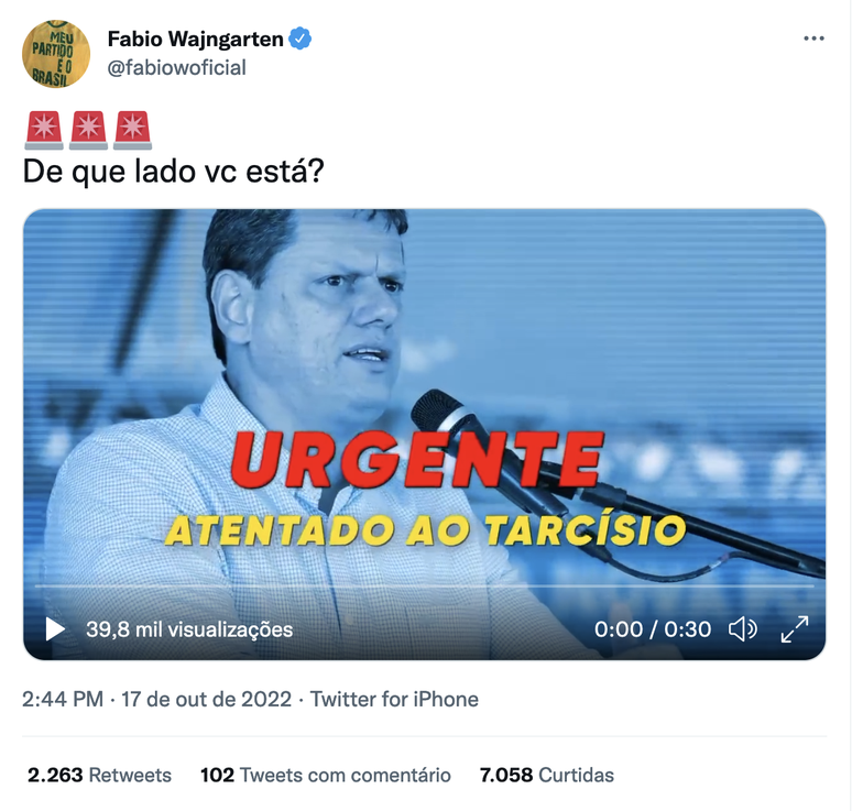 Conspiração sobre atentado permeiam canais bolsonaristas no Telegram