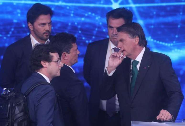 Sergio Moro aconselha Bolsonaro em debate
