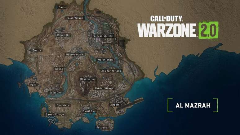 Al Mazrah é o novo mapa de Warzone 2.0