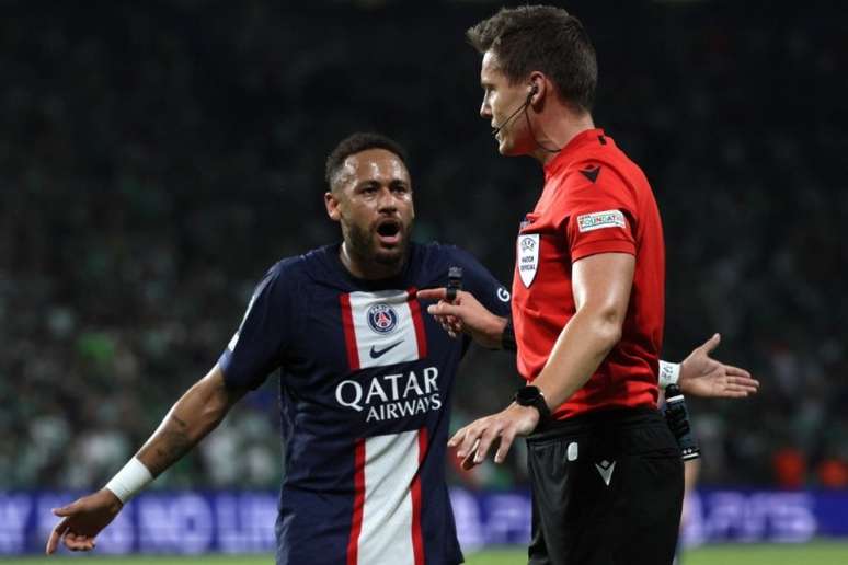 Neymar agrediu torcedor do Rennes em 2019 na final da Copa da França (JACK GUEZ / AFP)