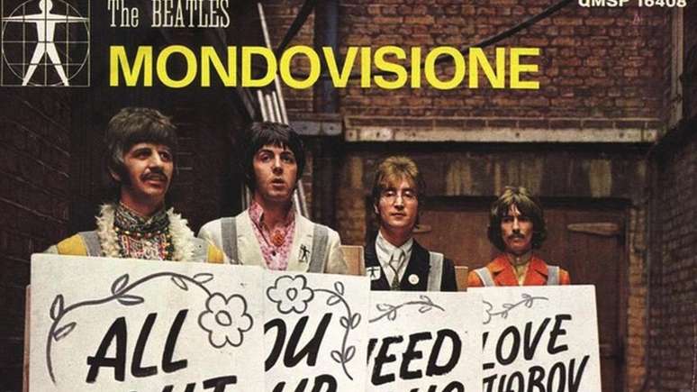 Os Beatles tocaram a famosa m&uacute;sica All You Need Is Love no inovador programa de TV Our World em 1967