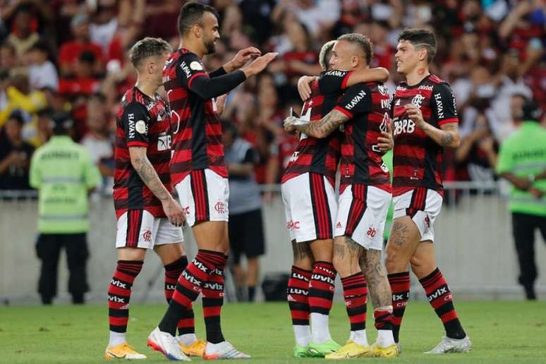 Equipe rubro-negra venceu o Atlético-MG no sábado, em casa (Foto: Gilvan de Souza/Flamengo)