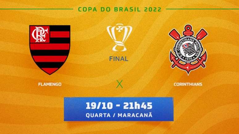 Flamengo e Corinthians se enfrentam nesta quarta-feira, no Maracanã (Arte: Lance!)