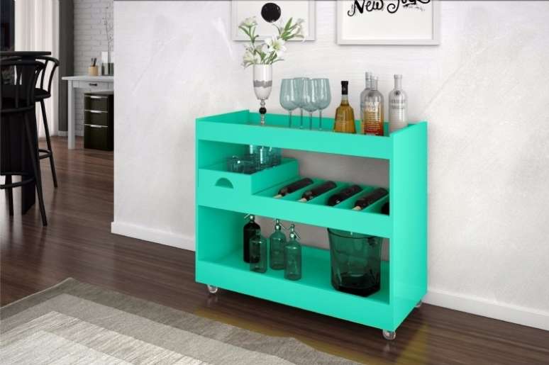 20. Aparador bar adega. Fonte: Homify