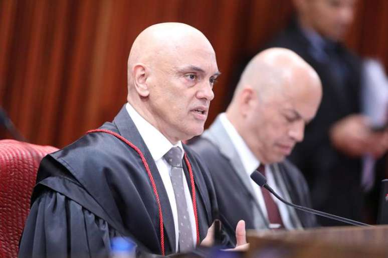 O presidente do TSE, ministro Alexandre de Moraes