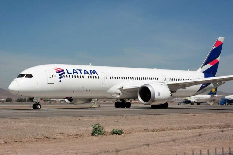 Avião da Latam.