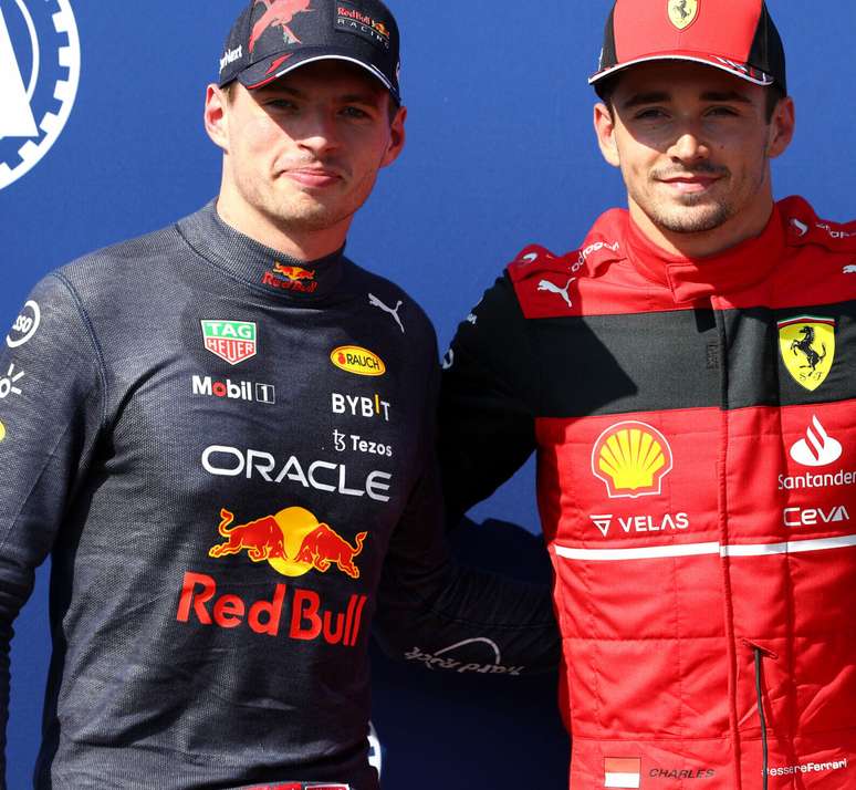 Charles Leclerc e Max Verstappen n&atilde;o est&atilde;o em p&eacute; de guerra 