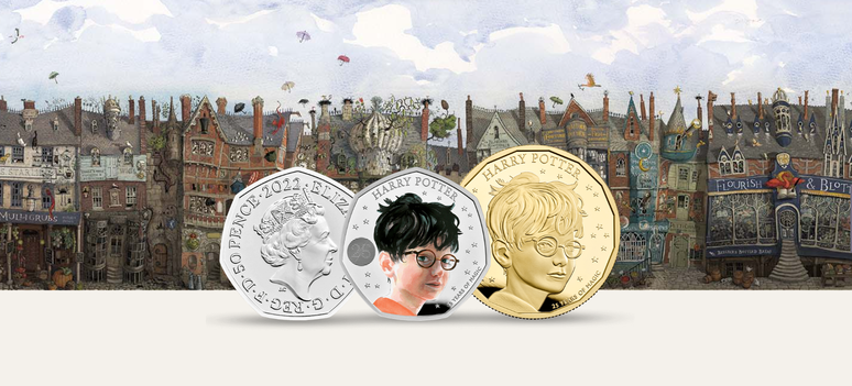 Moedas de Harry Potter da Royal Mint