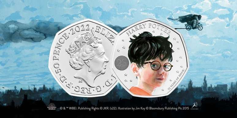 Moeda de Harry Potter da Royal Mint