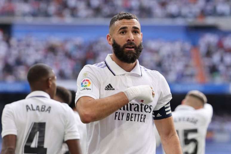 Karim Benzema não irá jogar contra o Sevilla (Foto: THOMAS COEX / AFP)