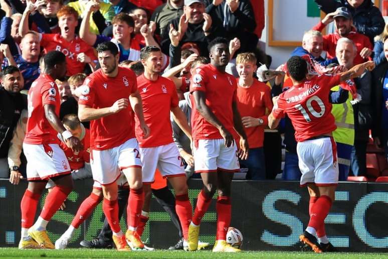 Nottingham Forest derrotou o Liverpool com gol de Awoniyi (LINDSEY PARNABY / AFP)