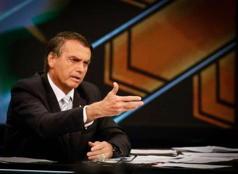 Jair Bolsonaro participou de sabatina no SBT