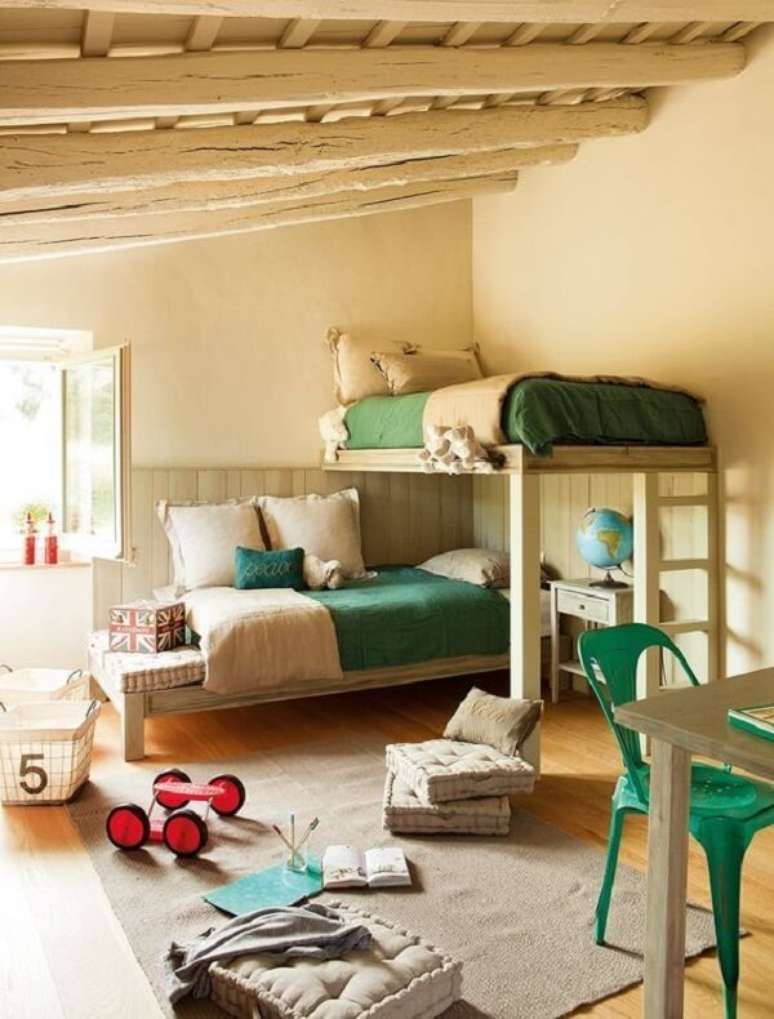 11. Beliche em l para quarto modulado pequeno – Foto Casa Tres Chic