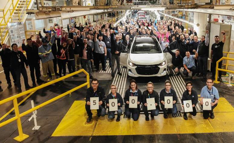 Chevrolet Onix: segunda geração chega a 500 mil unidades produzidas