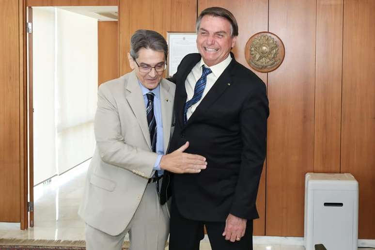 Roberto Jefferson e Bolsonaro