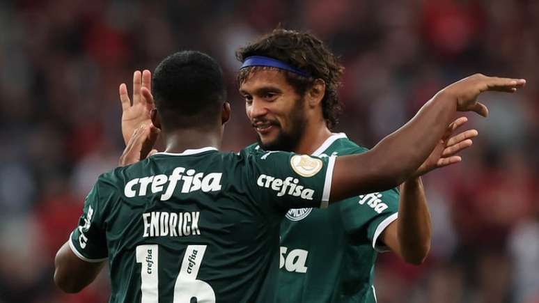 Gol de empate do Palmeiras foi credito para Scarpa na súmula da partida (Foto: Cesar Greco/Palmeiras)