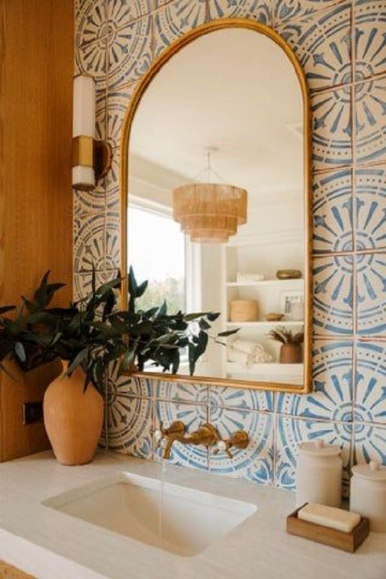 38. Azulejo decorativo para parede de banheiro &ndash; Foto Reddit