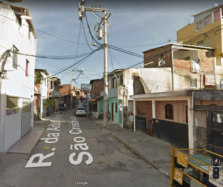 Rua no bairro de São Cristóvão, em Salvador, onde o jovem Davi FIuza, de 16 anos, desapareceu após uma abordagem policial em 2014.