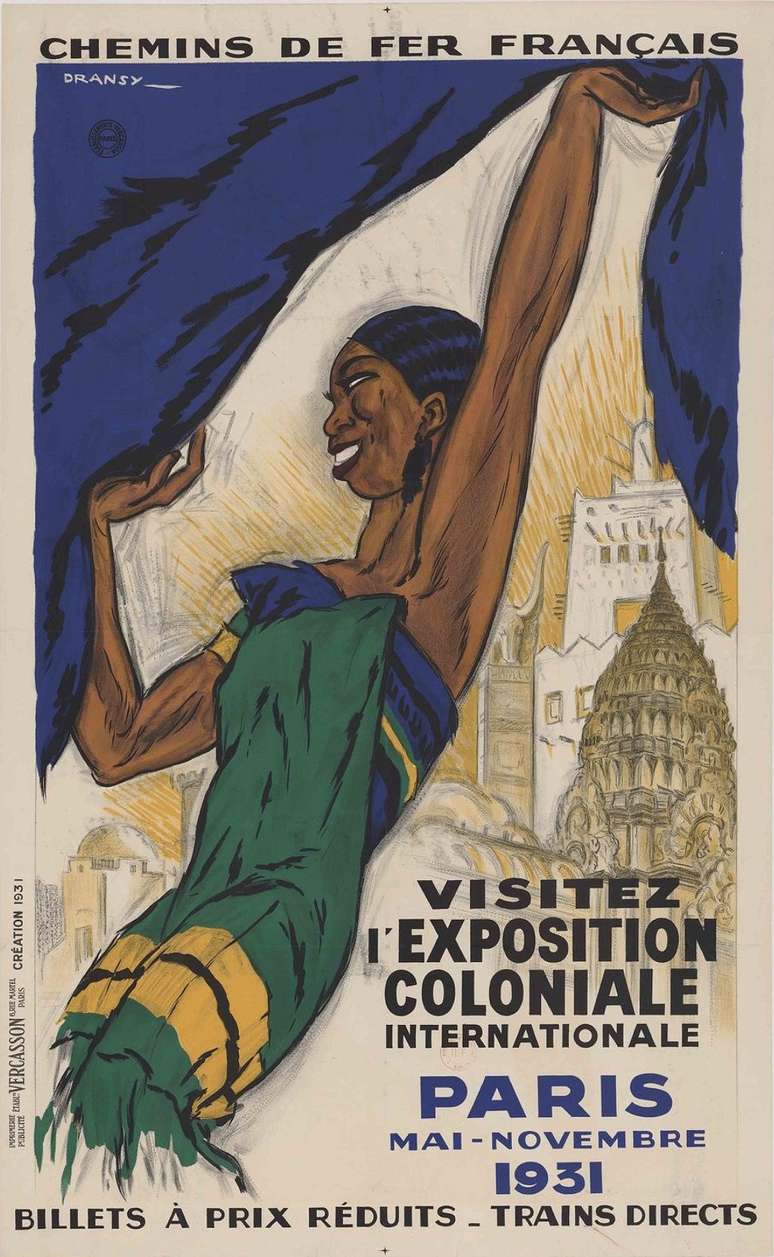 Cartaz da Exposi&ccedil;&atilde;o Colonial de Paris de 1931