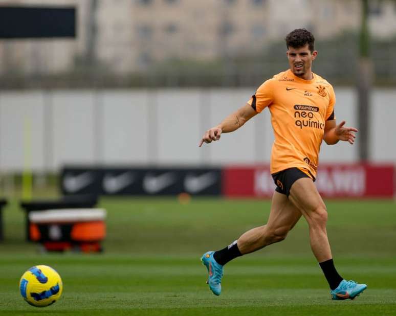 Rafa Ramos durante treino do Timão (Foto: Rodrigo Coca/Ag Corinthians)