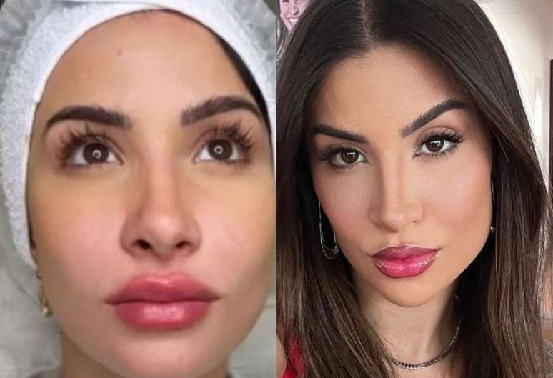 Bianca Andrade, antes e depois