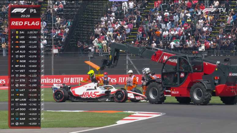 Pietro Fittipaldi disputa nesta sexta treino livre do GP do México com a  Haas