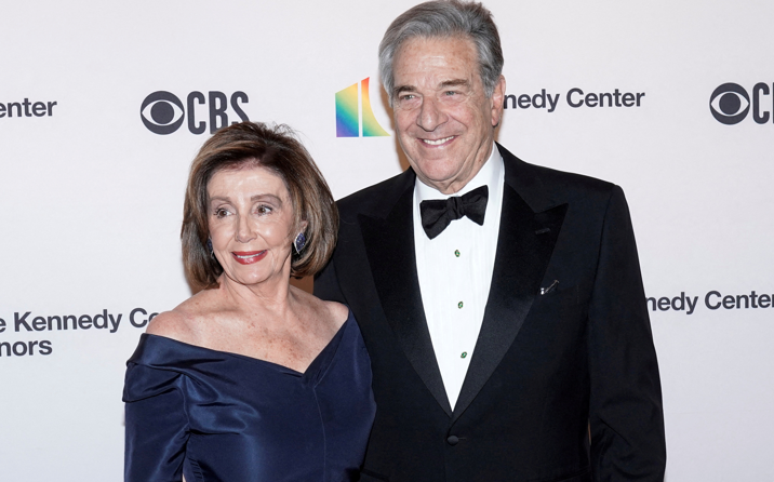 Nancy Pelosi e o marido Paul em Washington - 8/12/2019