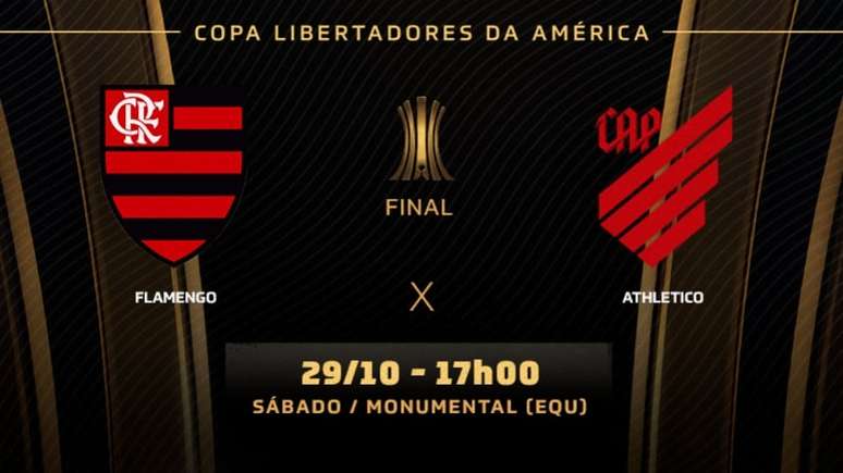 Rubro-negros decidem a Libertadores 2022 (Montagem LANCE!)