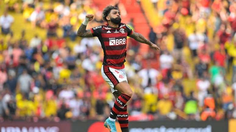 Atacante é o único, com exceção de Zico, a marcar pelo clube em decisões de LibertadoresRodrigo Buendia / AFP